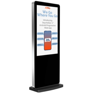 fetch freestanding multi touch screen with dual os